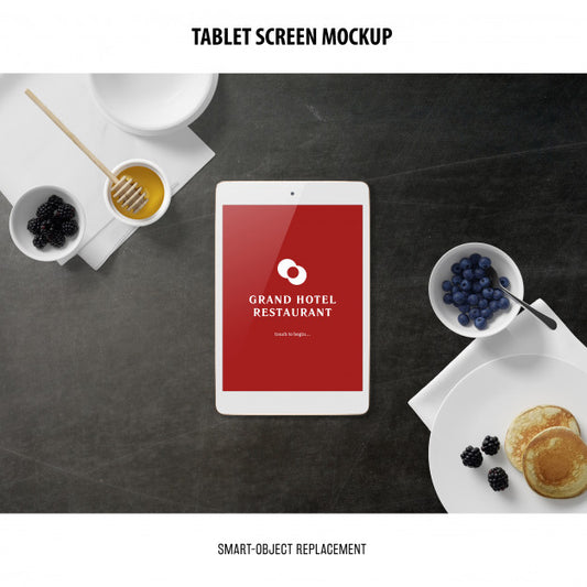 Free Tablet Screen Mockup Psd