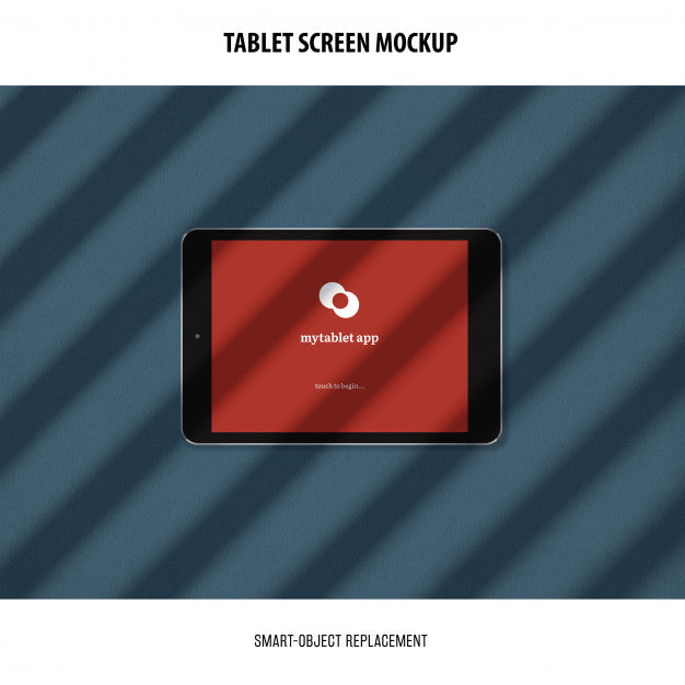 Free Tablet Screen Mockup Psd