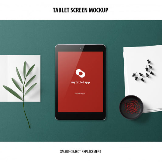 Free Tablet Screen Mockup Psd