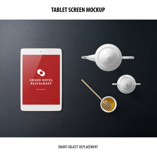 Free Tablet Screen Mockup Psd