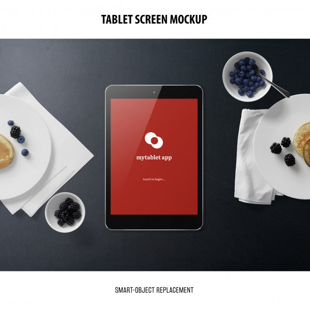 Free Tablet Screen Mockup Psd