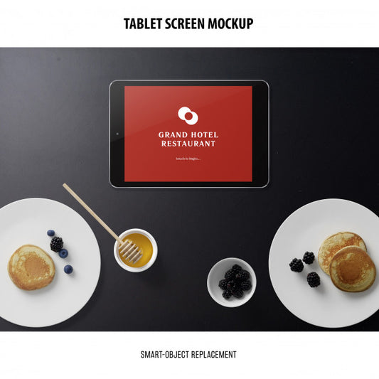 Free Tablet Screen Mockup Psd