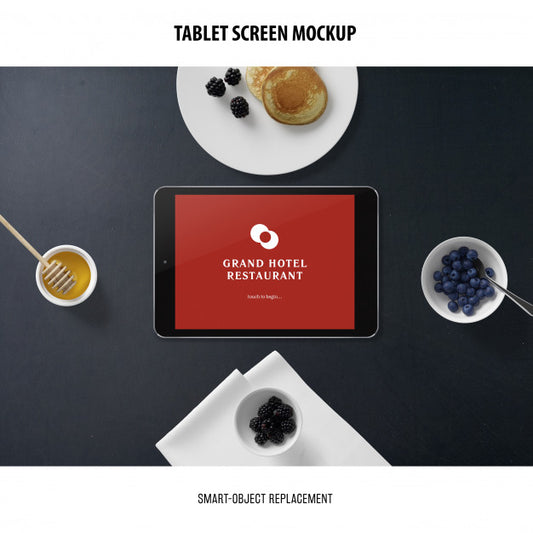 Free Tablet Screen Mockup Psd