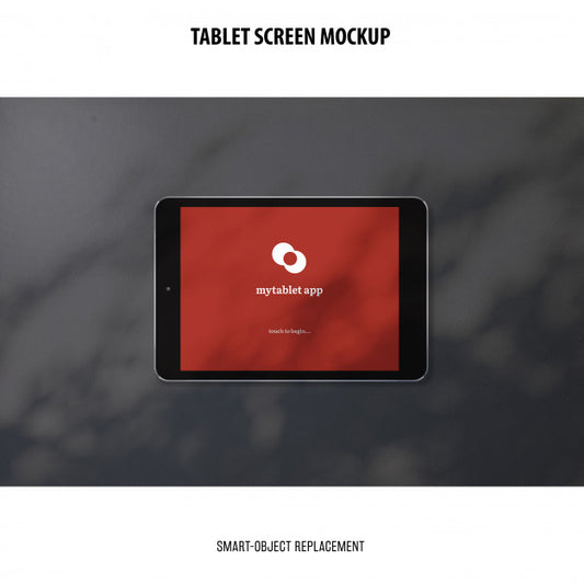 Free Tablet Screen Mockup Psd