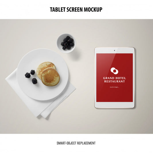 Free Tablet Screen Mockup Psd