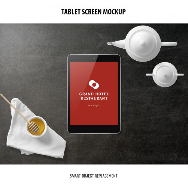 Free Tablet Screen Mockup Psd