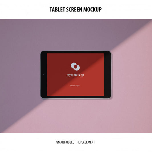 Free Tablet Screen Mockup Psd