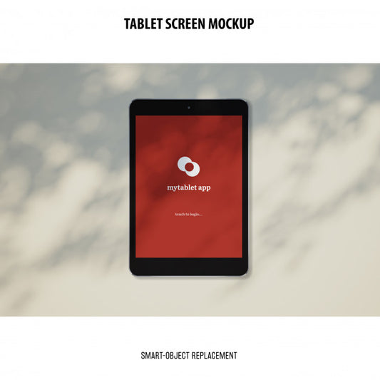 Free Tablet Screen Mockup Psd