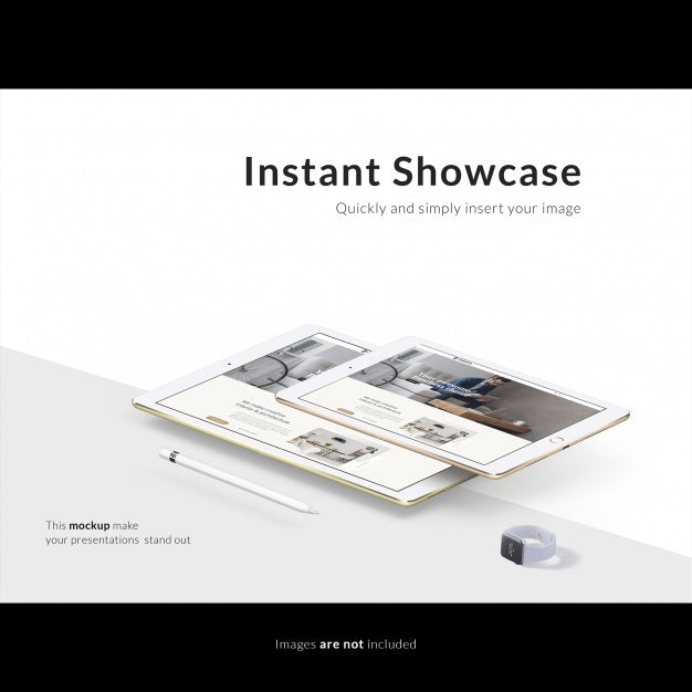 Free Tablets Mock Up Psd