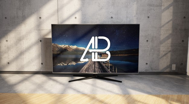 Free Television Mock Up Psd