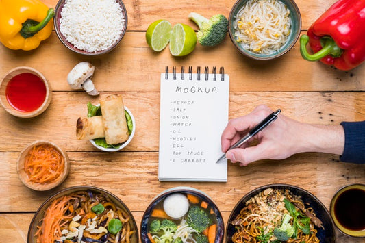 Free Thai Food Concept Mock-Up Psd