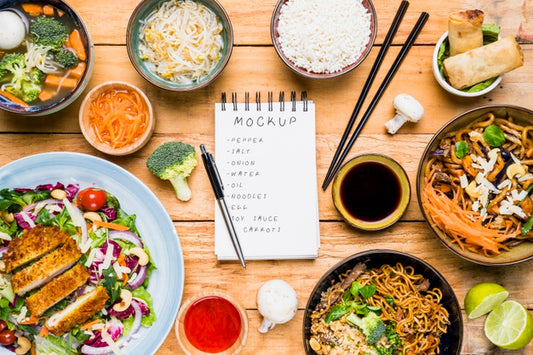 Free Thai Food Concept Mock-Up Psd