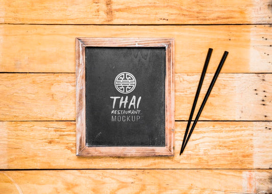 Free Thai Food Concept Mock-Up Psd