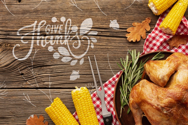 Free Thanksgiving Delicious Turkey Dish Psd