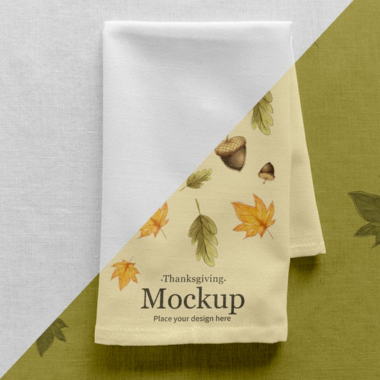 Free Thanksgiving Dinner Table Napkin Psd