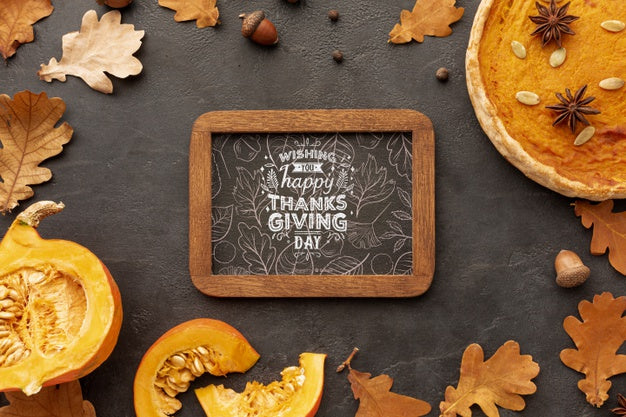 Free Thanksgiving Frame With Autumn Leaves From Trees Psd