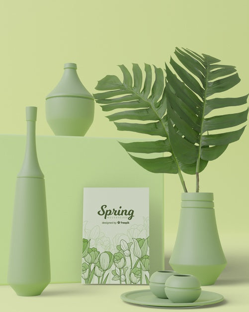 Free Thematic Spring Decorations In 3D Psd