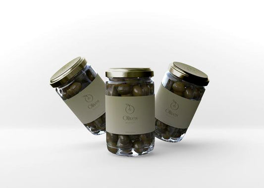 Free Three Olives Jars Mockup Psd