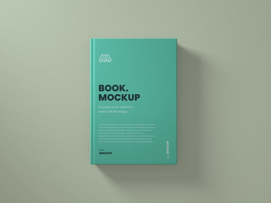 Free Top View Book Psd Mockup