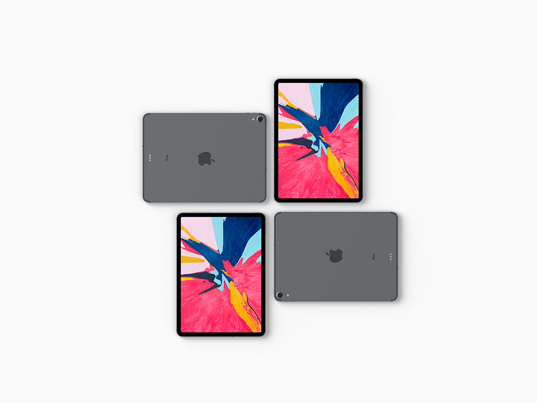 Free Top View Ipad Pro 2018 Mockup Set Vol.2