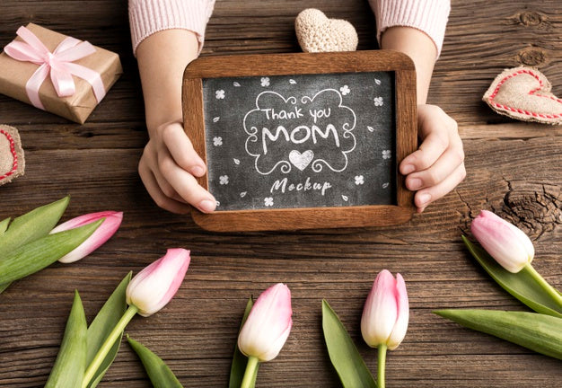 Free Top View Mothers Day Concept Psd