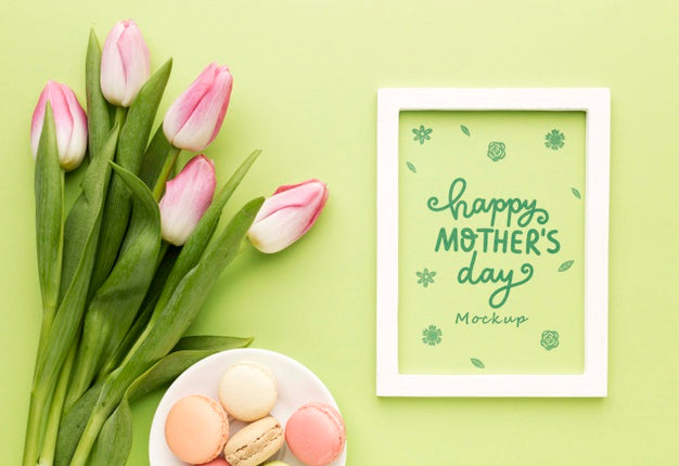 Free Top View Mothers Day Concept Psd