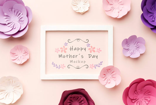 Free Top View Mothers Day Concept Psd