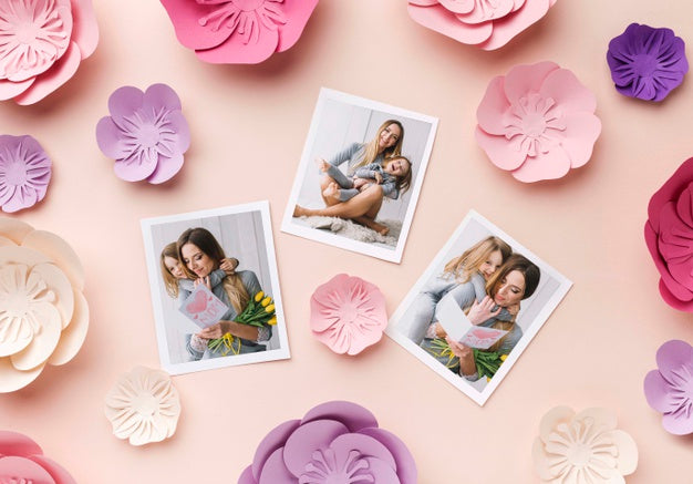 Free Top View Mothers Day Concept Psd