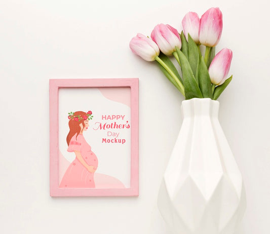 Free Top View Mothers Day Concept Psd