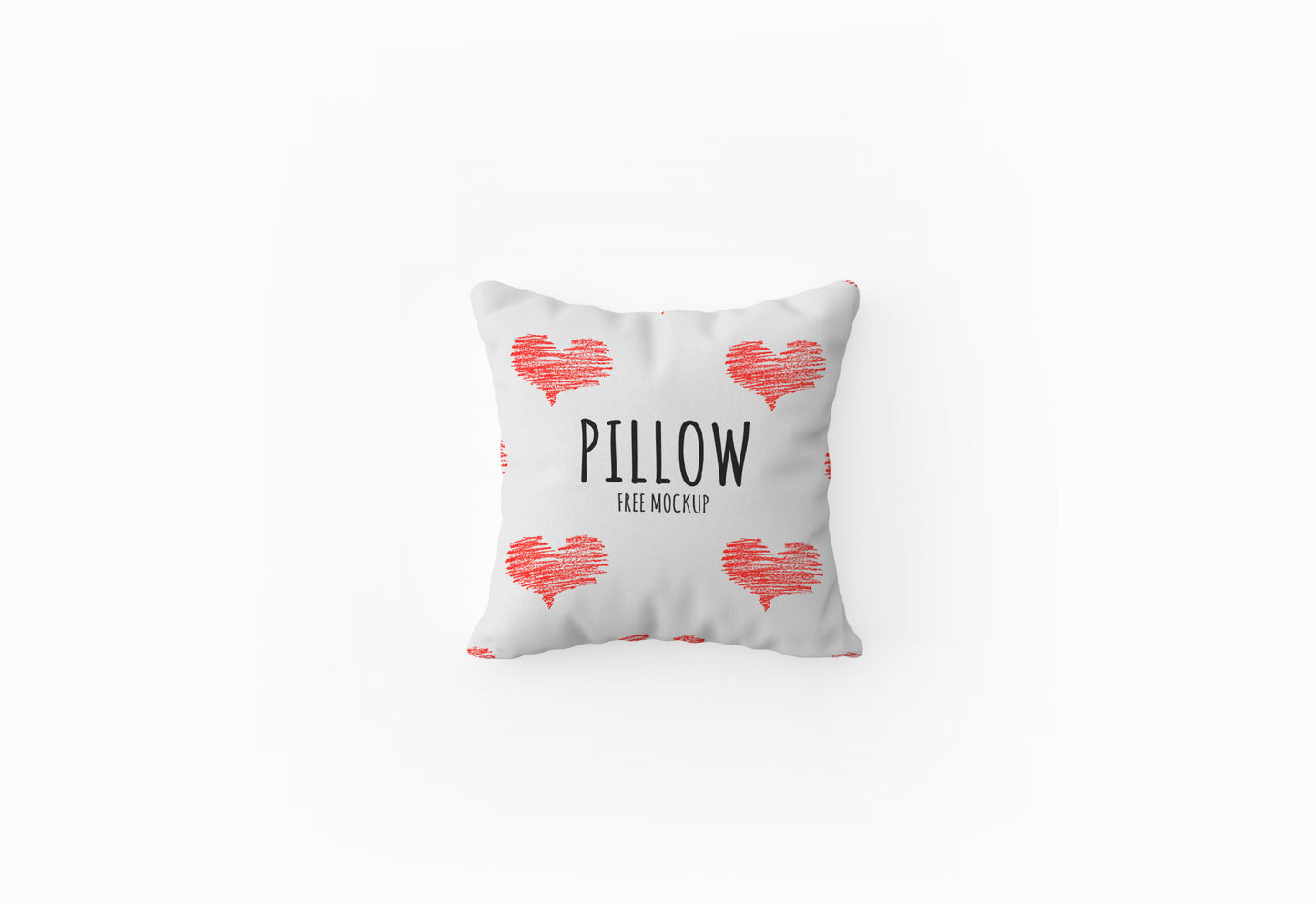 Free Top View Pillow Mockup