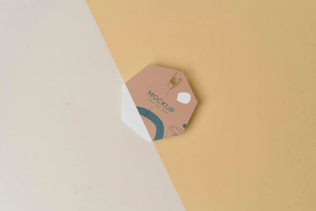 Free Top View Product Tag Mock-Up Psd