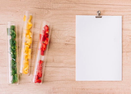 Free Top View Vegetables On Table Psd