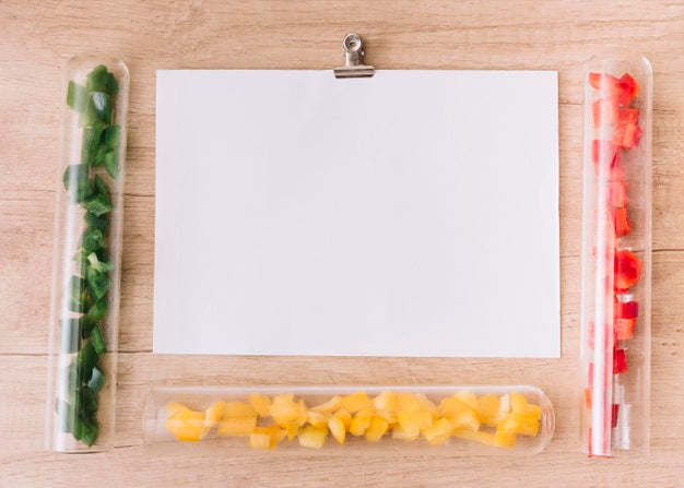 Free Top View Vegetables On Table Psd