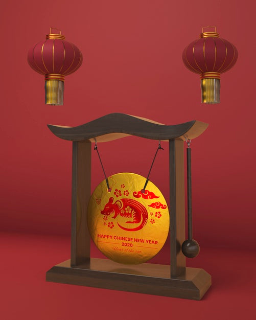 Free Traditional Ornaments For New Year Psd