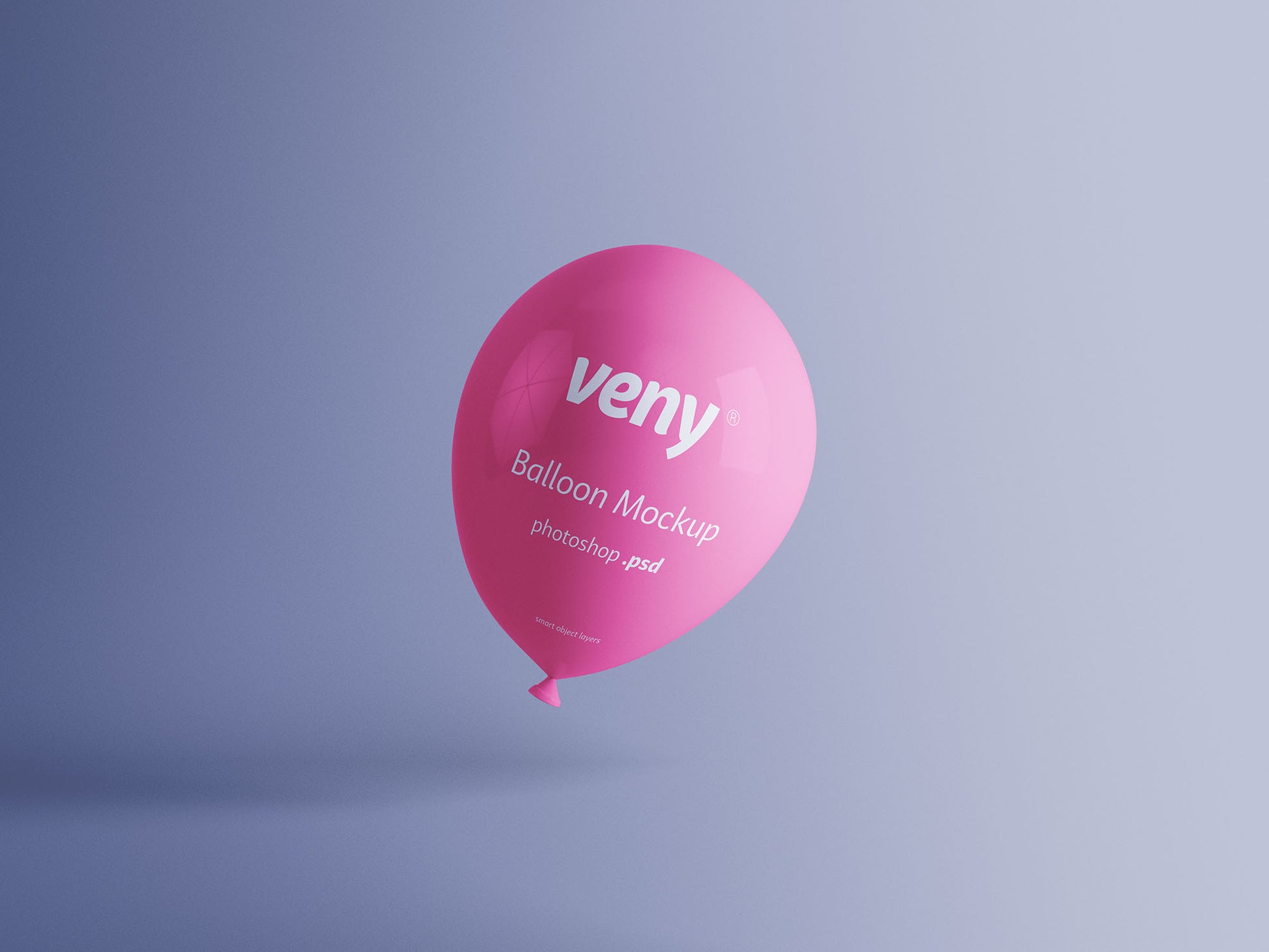 Free Transparent Balloon Mockup