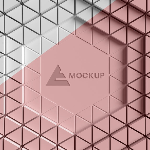 Free Triangular 3D Background Psd