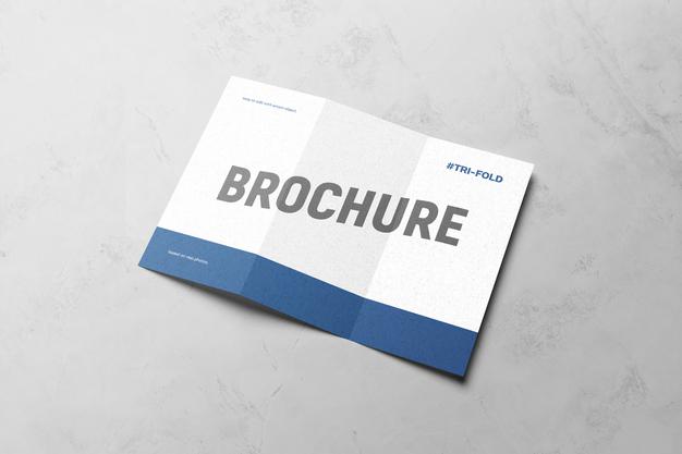 Free Trifold Brochure Mockup Psd