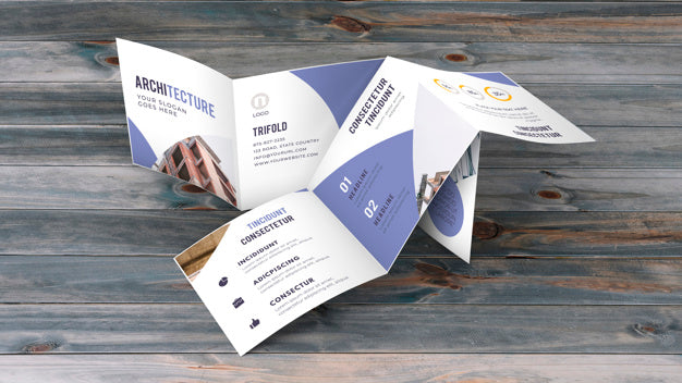 Free Trifold Business Brochure Mockup Psd