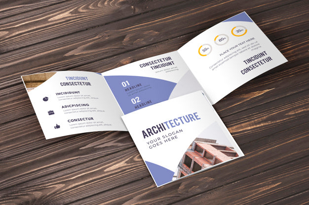 Free Trifold Business Brochure Mockup Psd