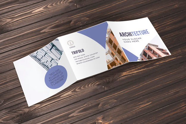 Free Trifold Business Brochure Mockup Psd