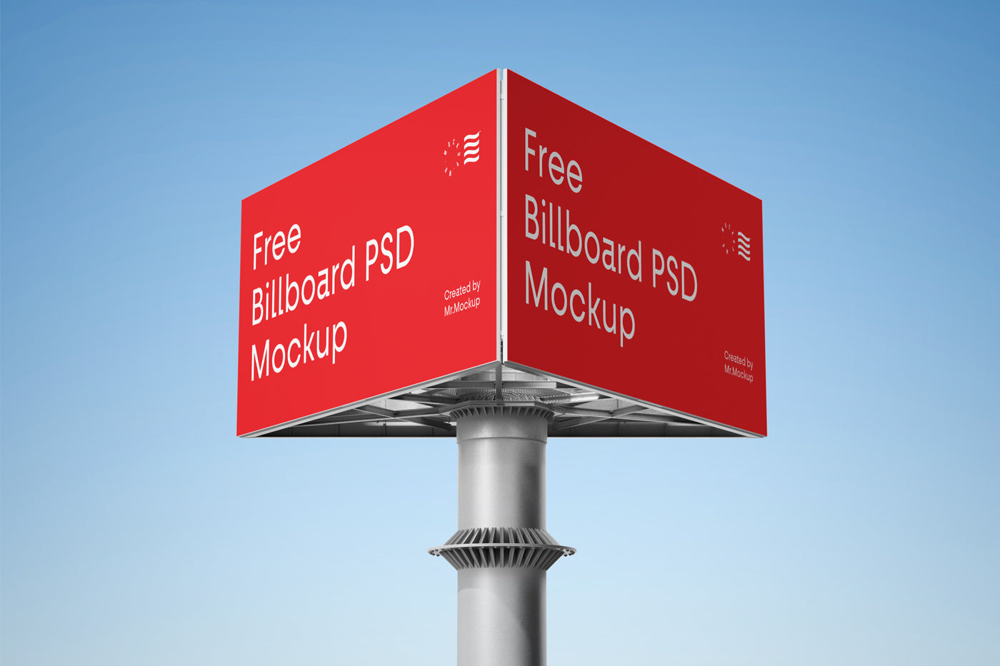 Free Triple Billboard Mockup