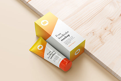 Free Tube & Box Mockup