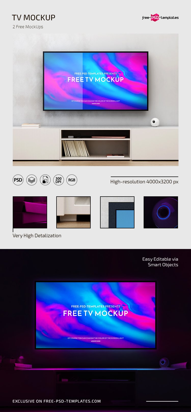 Free Tv Mockup