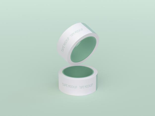 Free Two Adhesive Tape Mockup Psd