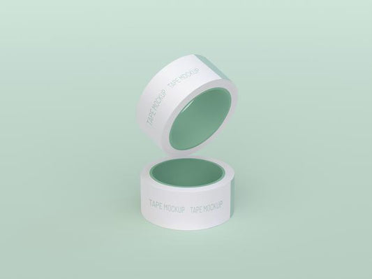 Free Two Adhesive Tape Mockup Psd