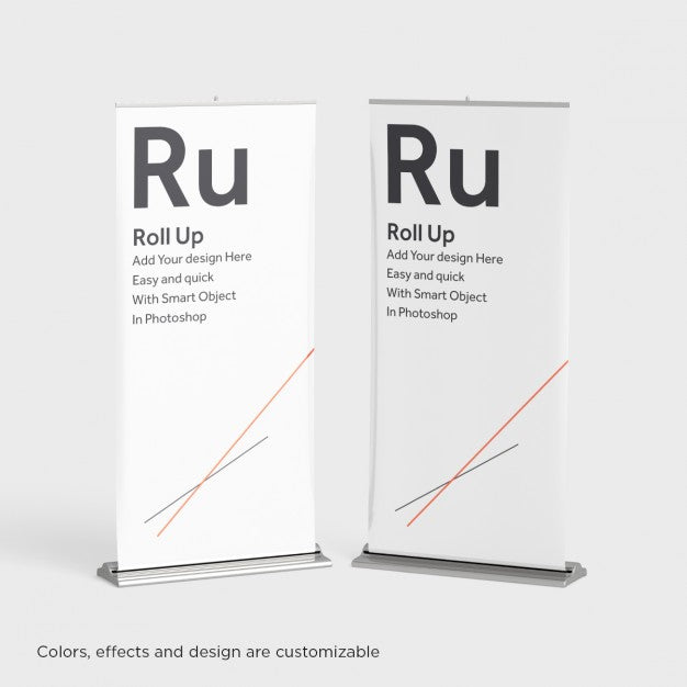 Free Two Roll Ups Mock Up Psd