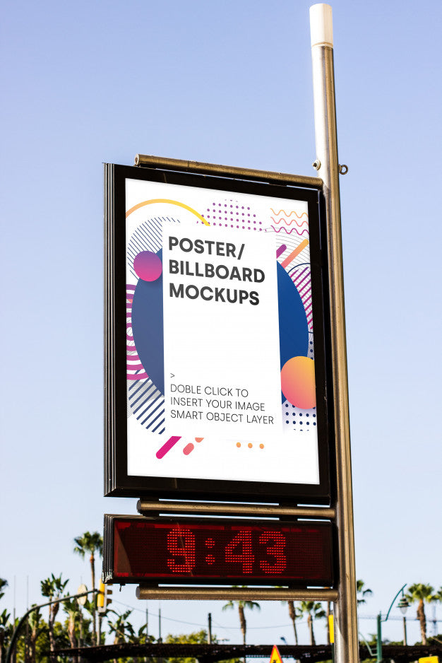 Free Urban Billboard Mockup Psd