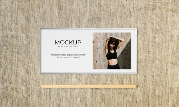 Free Urban Poster Grey Concrete Mock Up Psd