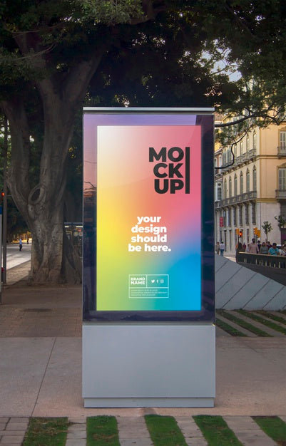 Free Urban Street Poster Mockup Psd