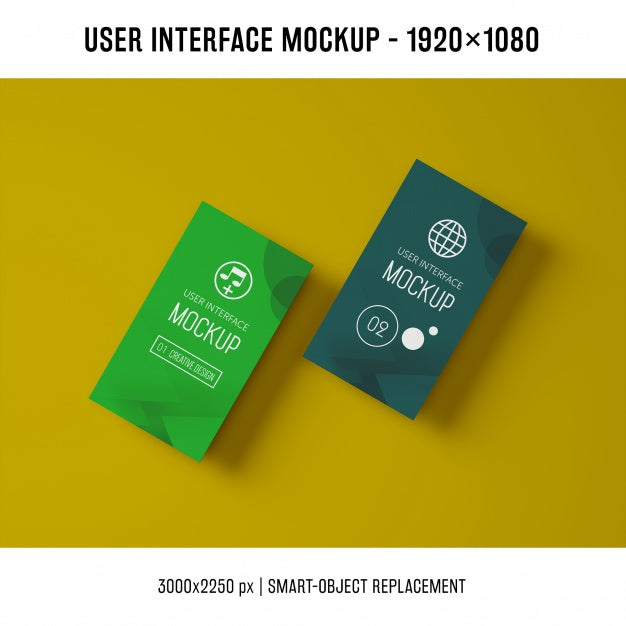 Free User Interface Mockup Psd